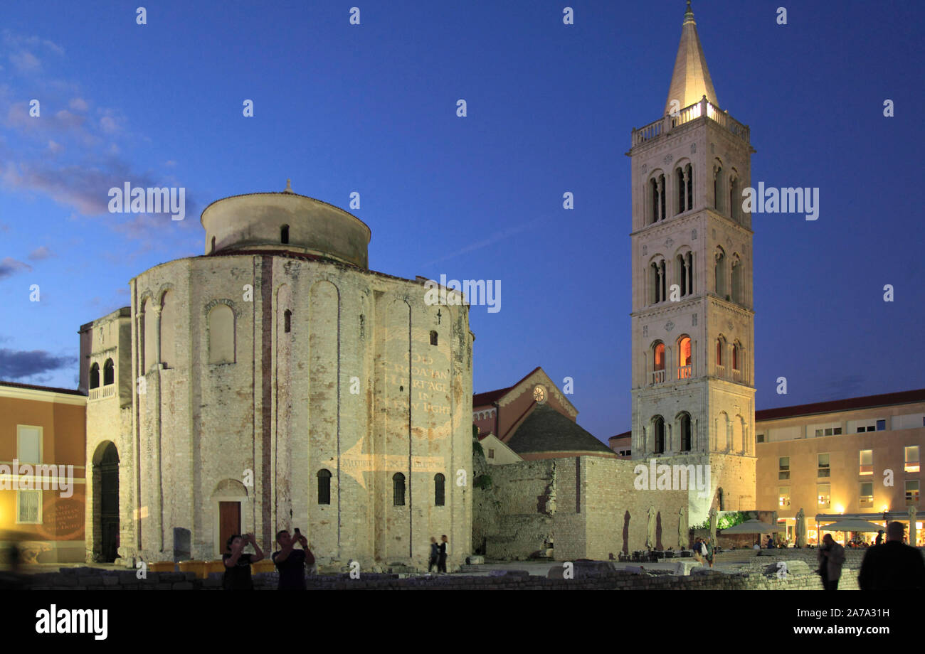 Croazia, Zadar, San Donato Chiesa Santa Anastasia Cattedrale, Foto Stock