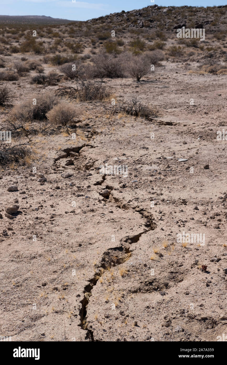 Rotto anomalia responsabile Ridgecrest terremoto Foto Stock