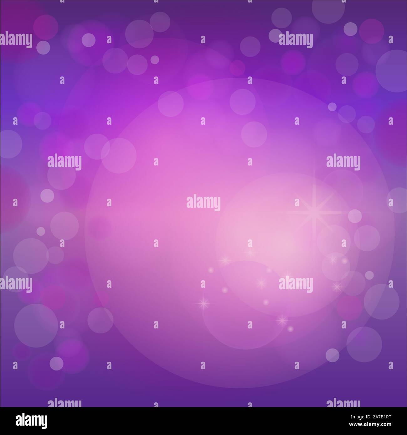 Luce astratta Bokeh sfondo con lens flare punti e sparkle stelle nel vettore di rosa Illustrazione Vettoriale