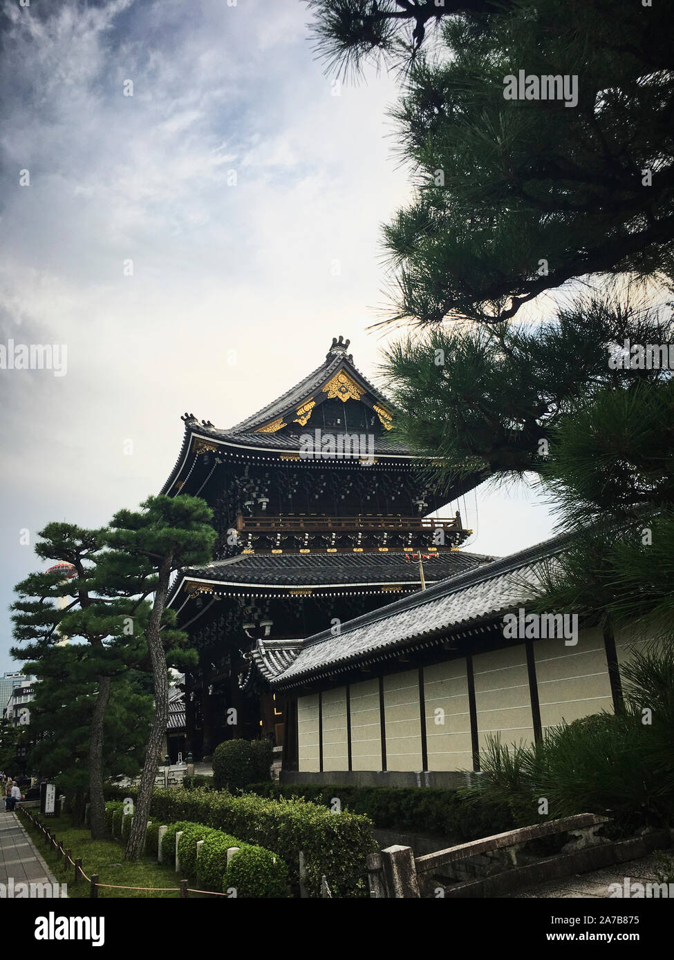 Higashi Hongan-ji o il tempio orientale originale del voto è uno dei due sub dominante-sette di Shin del Buddismo in Giappone Foto Stock