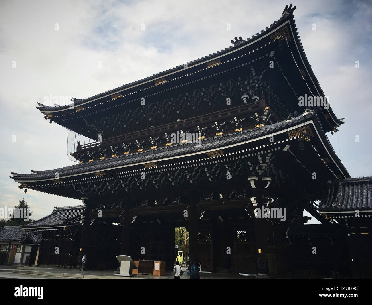 Higashi Hongan-ji o il tempio orientale originale del voto è uno dei due sub dominante-sette di Shin del Buddismo in Giappone Foto Stock