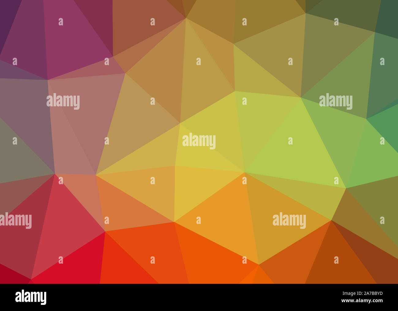 Colorato tema sfondo astratto di triangoli colorati trianglify bellissimo modello semplice design illustrazione sfondo texture Foto Stock