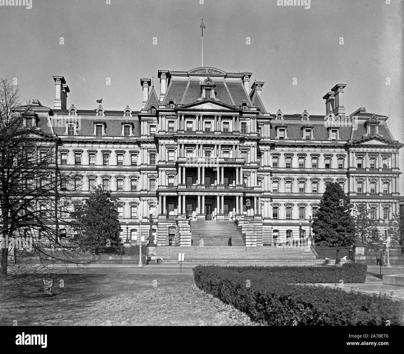 Esterno del Dipartimento di Stato per la costruzione di ca. 1938 Foto Stock