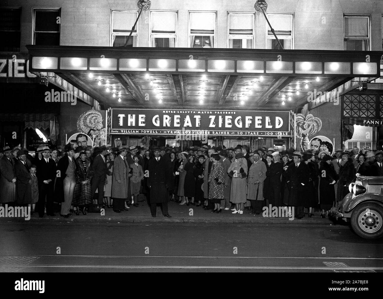 Il grande Ziegfeld al Teatro Nazionale, Washington D.C. ca. Aprile 1936 Foto Stock