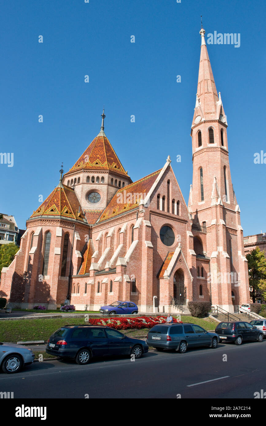 Buda chiesa calvinista. Budapest Foto Stock
