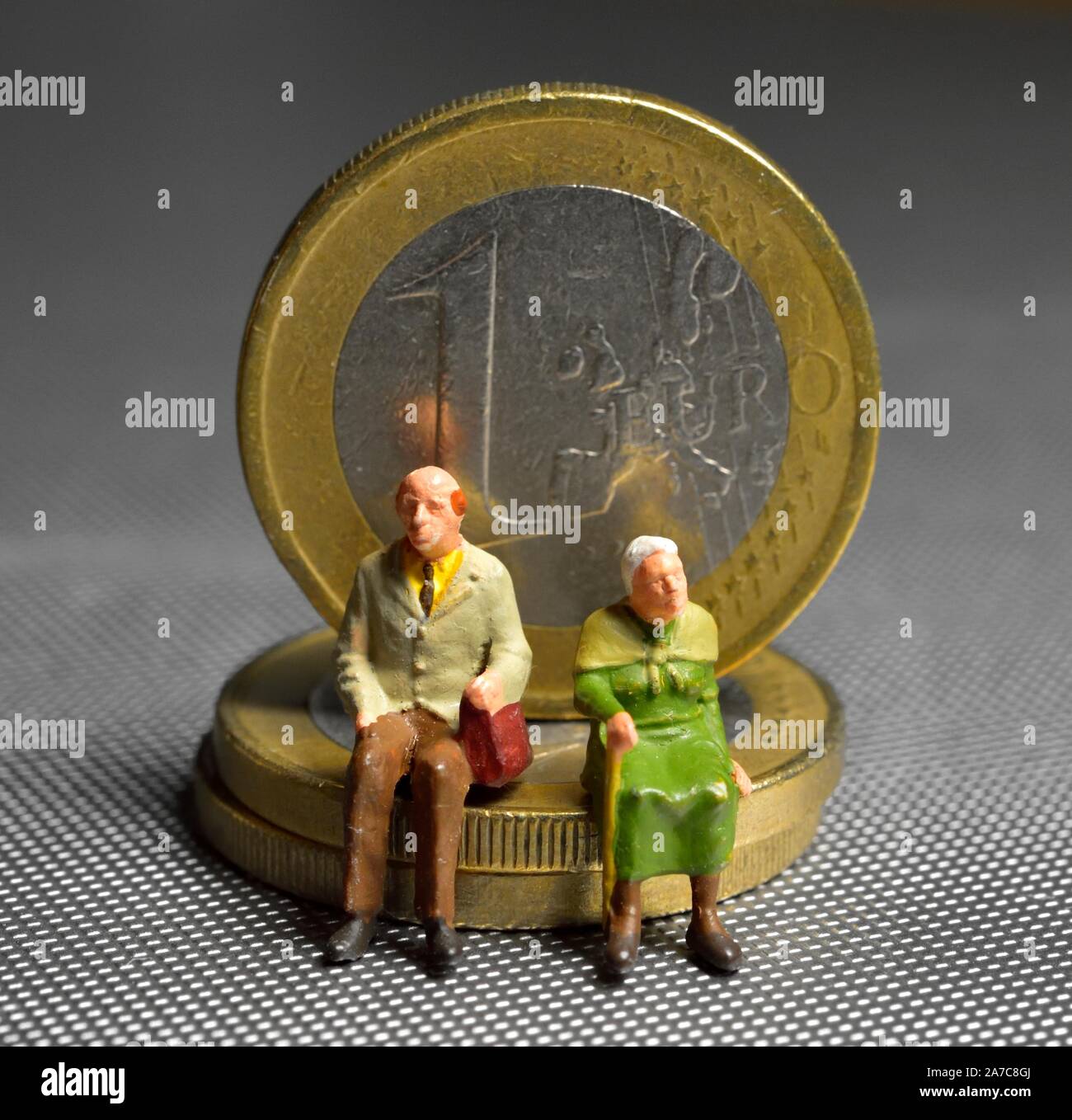 Pensioni UE nozione Foto Stock