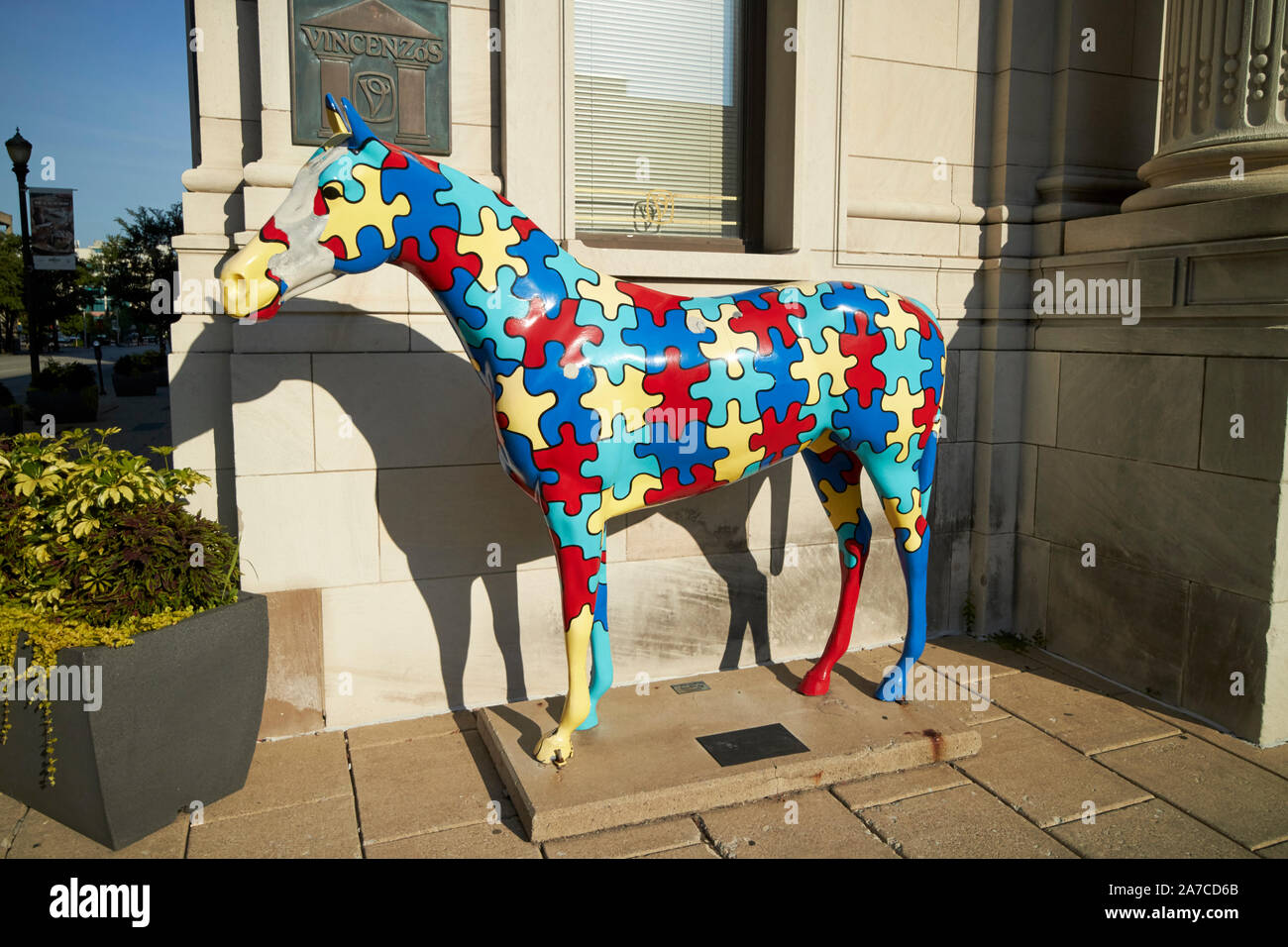 Gallopalooza statua equestre di assalto il 1946 Triple Crown vincitore louisville kentucky NEGLI STATI UNITI Foto Stock