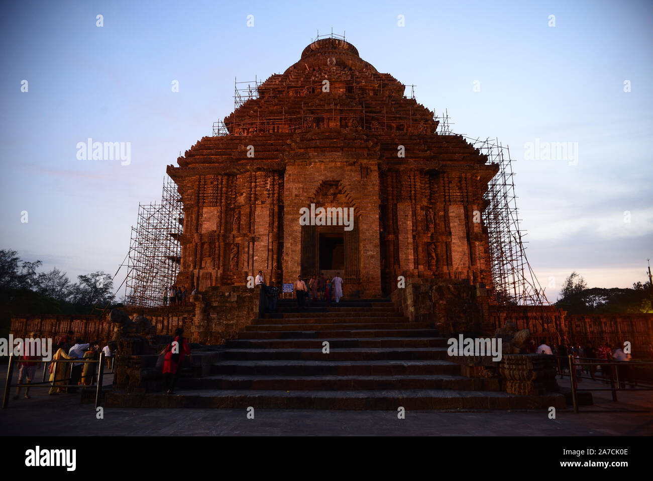 Sun Konark Temple Foto Stock