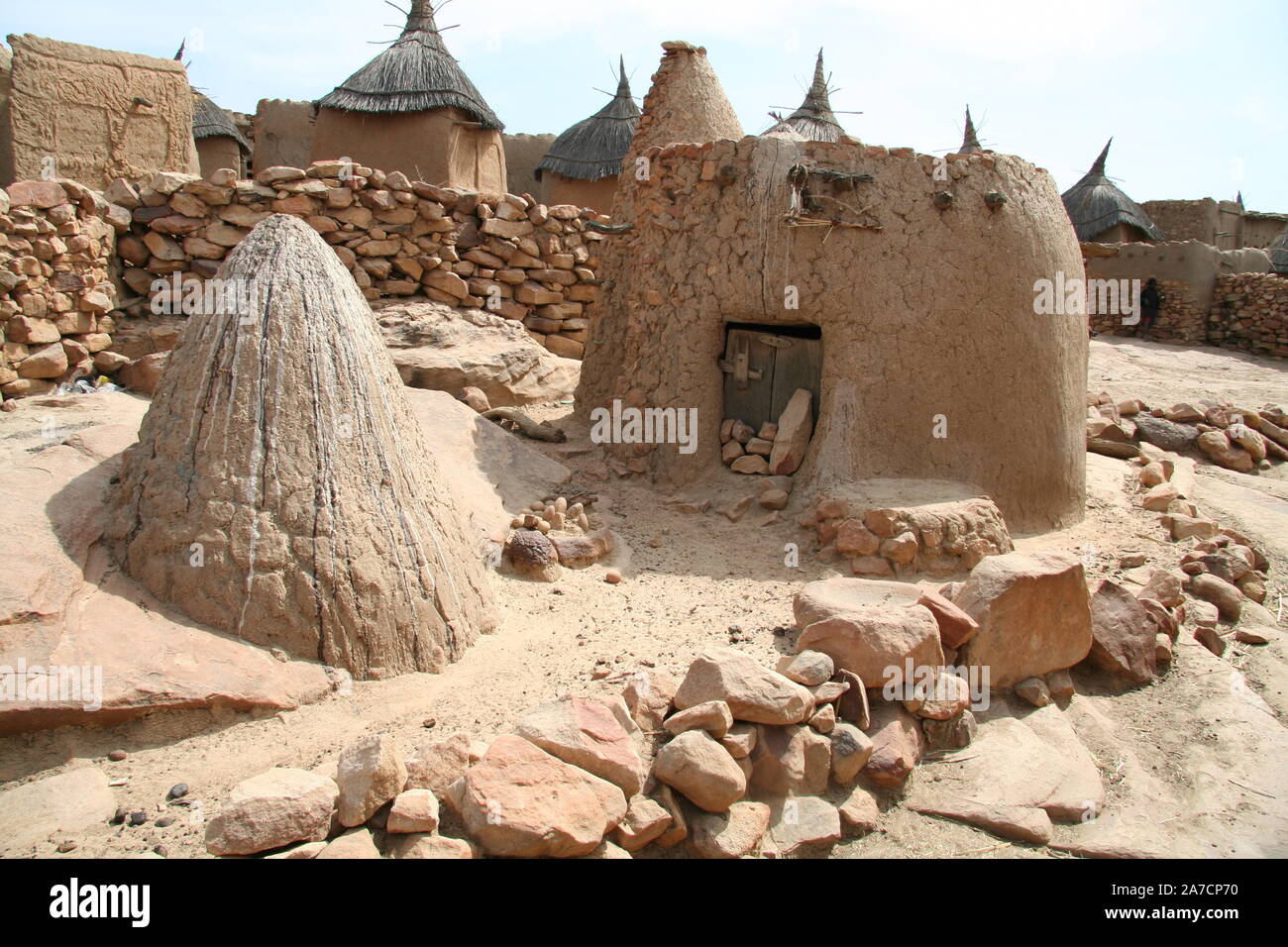 Paese Dogon : villaggio di Kamba Na Foto Stock