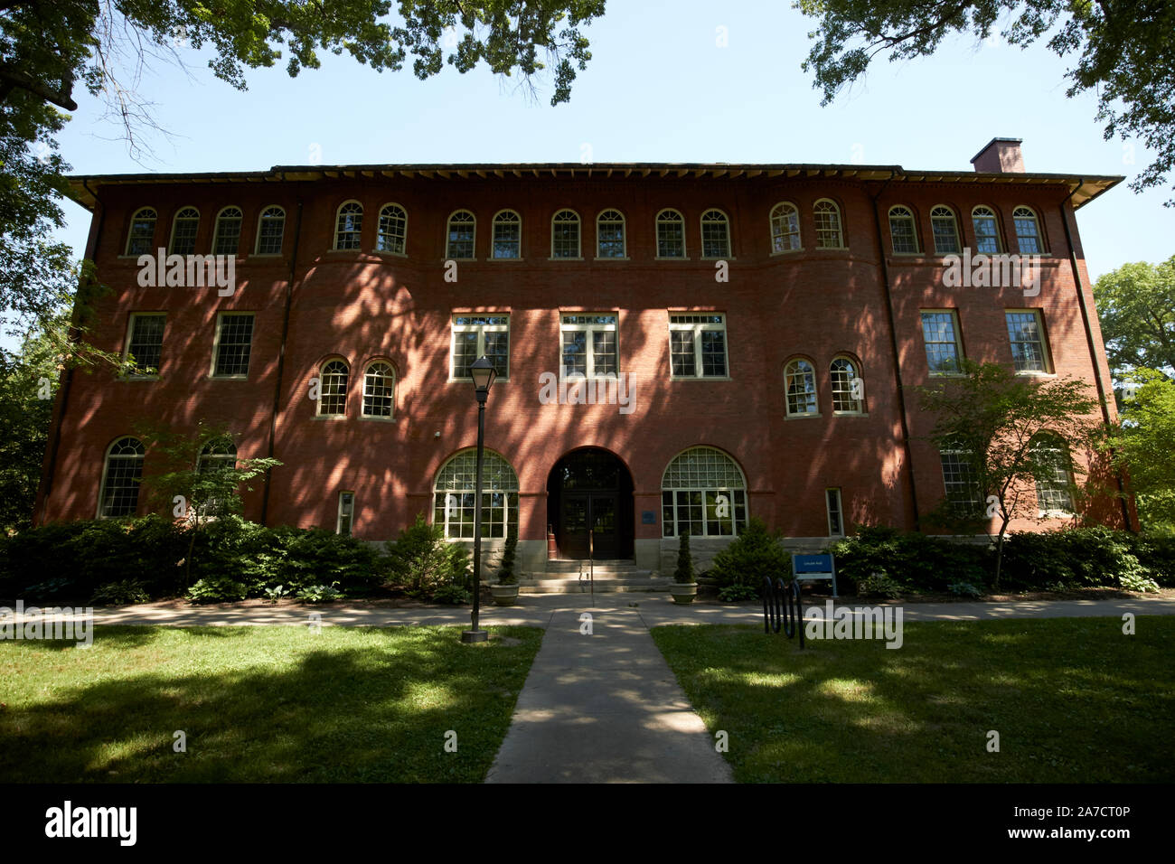 Lincoln Hall berea college amministrazione edificio berea kentucky NEGLI STATI UNITI Foto Stock