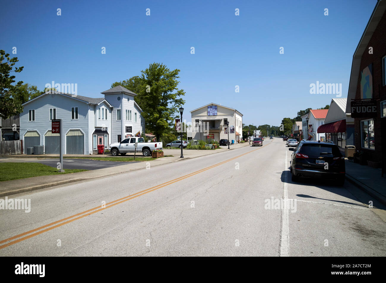 Città di berea città vecchia villaggio artigianale berea kentucky NEGLI STATI UNITI Foto Stock