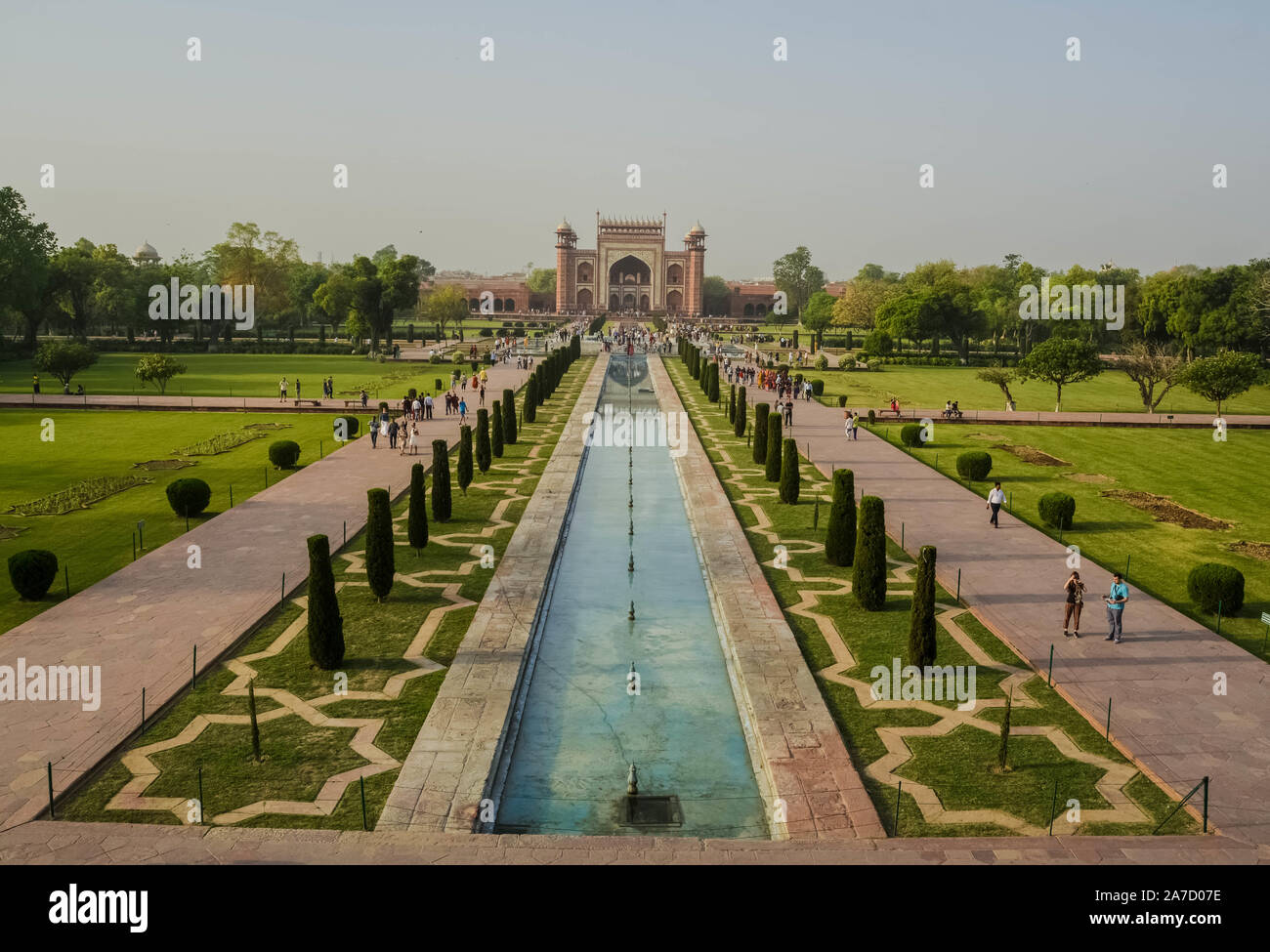 Taj Mahal, Darwaza-i Rauza Foto Stock
