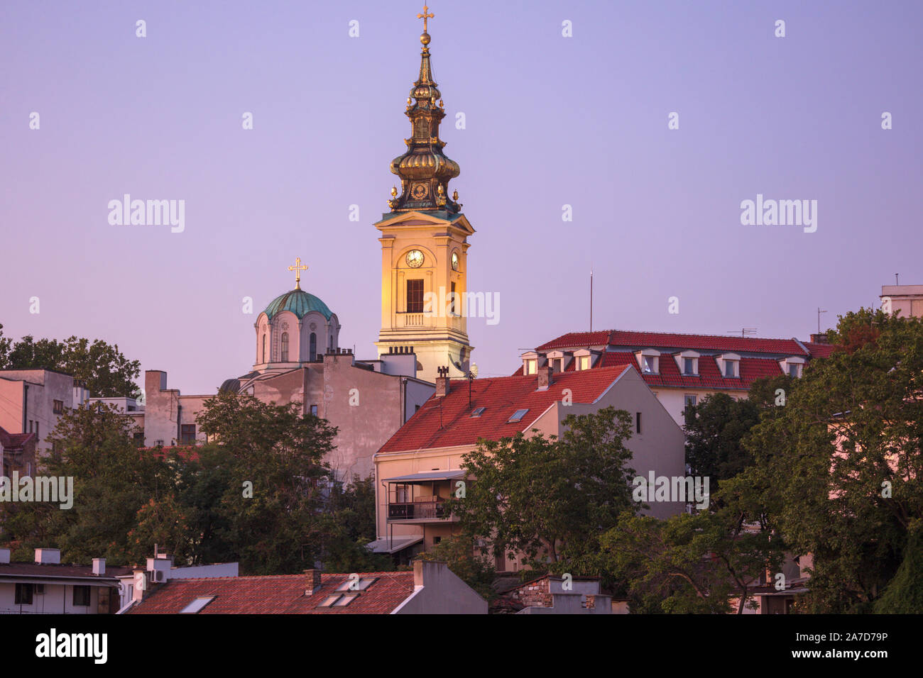 San Michele cattedrale di Belgrado. A Belgrado, in Serbia. Foto Stock