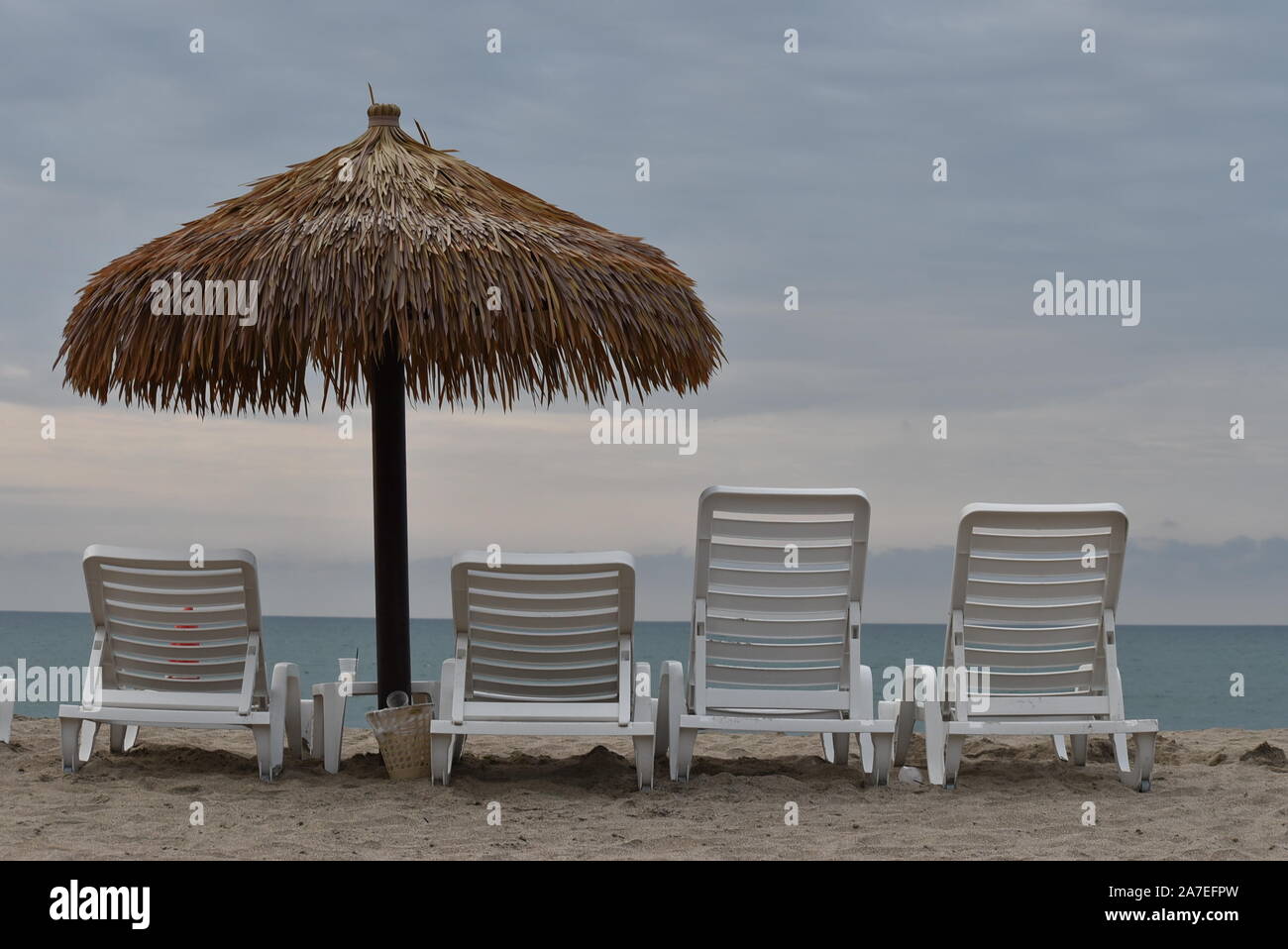 Spiaggia ecuadoriana Foto Stock