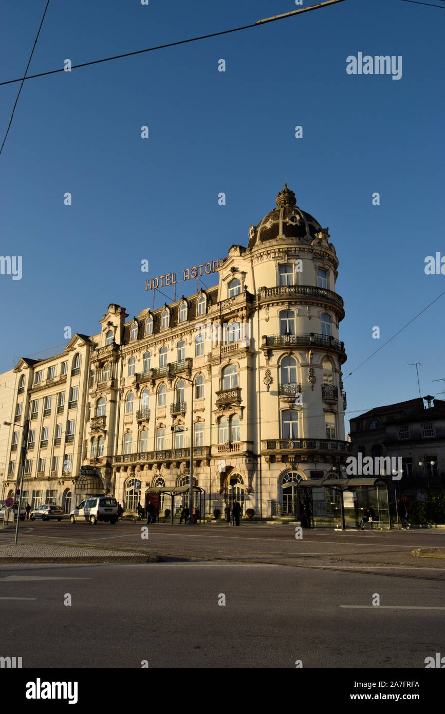 L'Hotel Astoria di Coimbra Portogallo Foto Stock