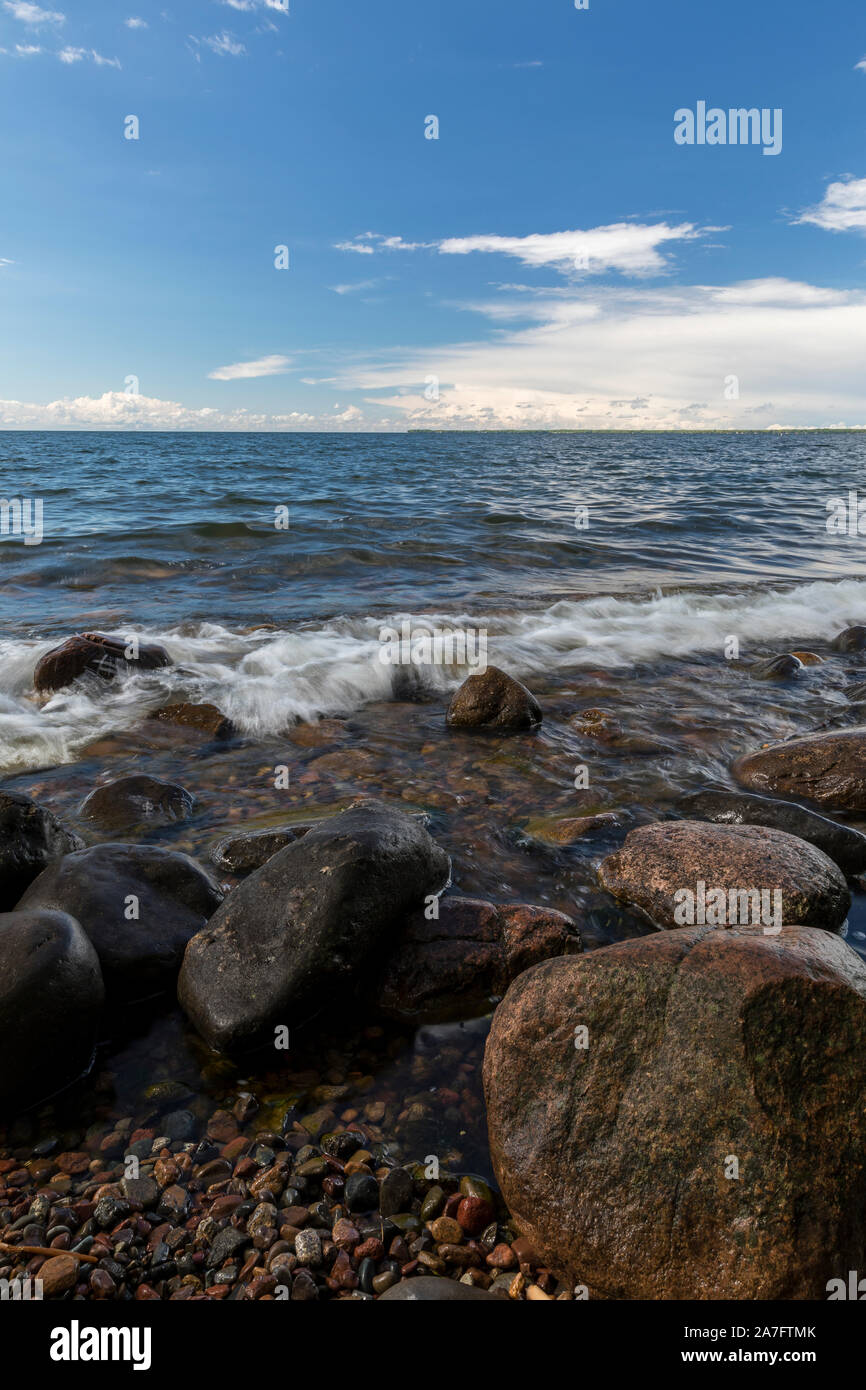 Mille Lacs Lake - un enorme lago in Minnesota. Foto Stock