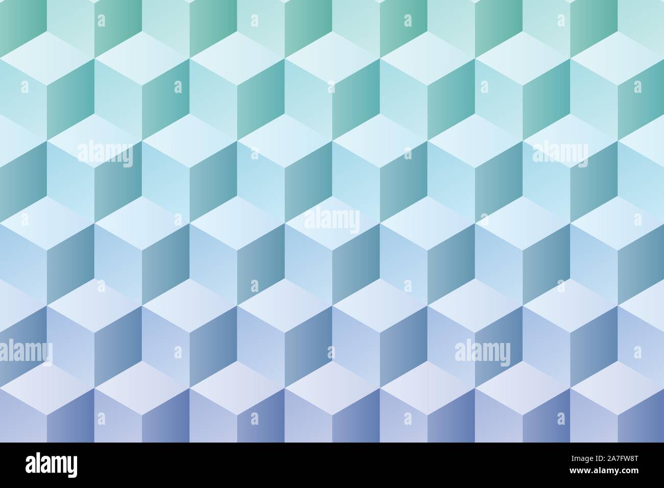Modello di cubi colorati. Cubo multicolore sfondo. Astratto modello cubo di sfondo e di decorazione. Illustrazione Vettoriale