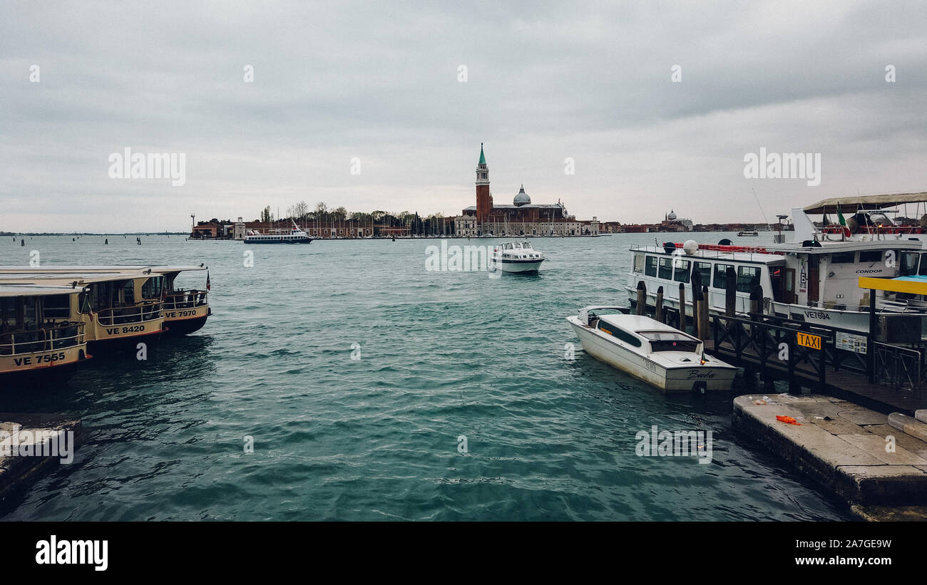 Venezia, Italia - 29 Marzo 2019 Vacanza fotografie scattate nella splendida città di Venezia, Italia Foto Stock