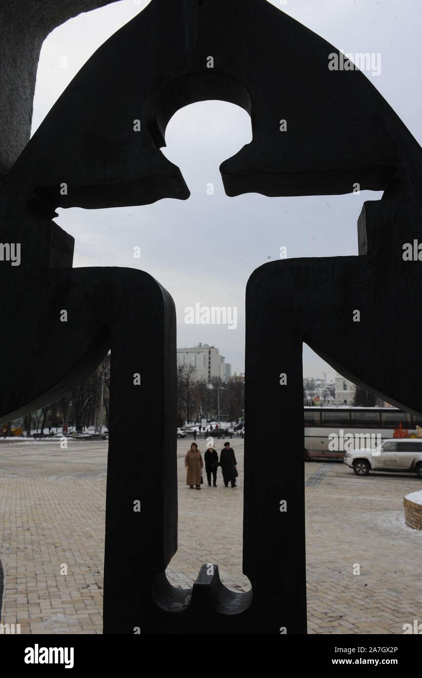 Il 26 gennaio 2011. Kiev / Ukranie. Kiev è la capitale e la città più grande dell'Ucraina. Foto Stock