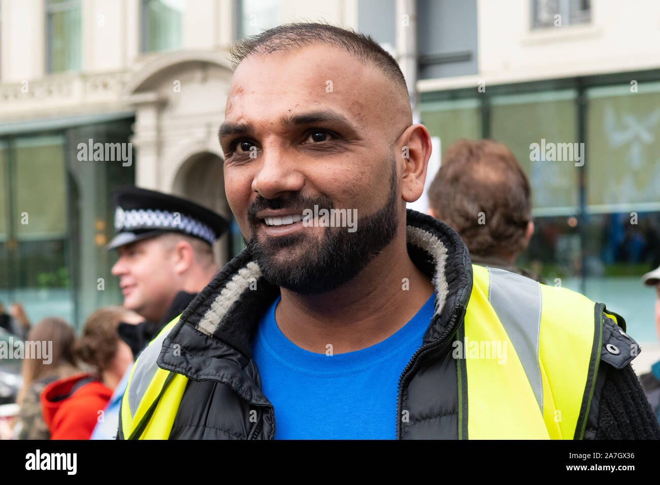Manny Singh - ex direttore delle operazioni Di Tutti Sotto Un Banner, Glasgow Foto Stock