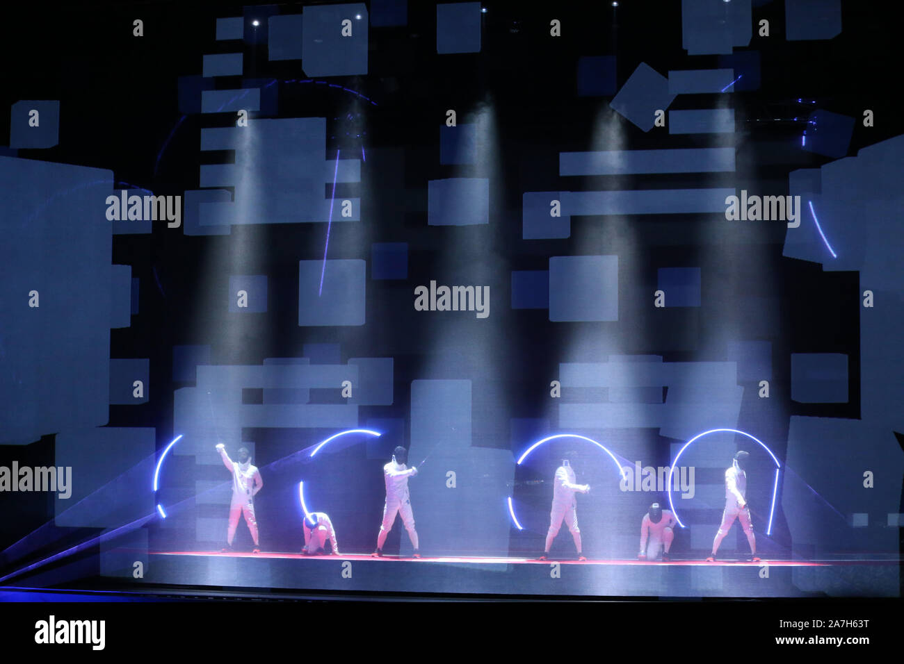 La linea Cube Shibuya, Tokyo, Giappone. 2° Nov, 2019. Apertura, 2 novembre 2019 - Scherma : tutto il Giappone campionati di scherma alla linea Cube Shibuya, Tokyo, Giappone. Credito: YUTAKA AFLO/sport/Alamy Live News Foto Stock