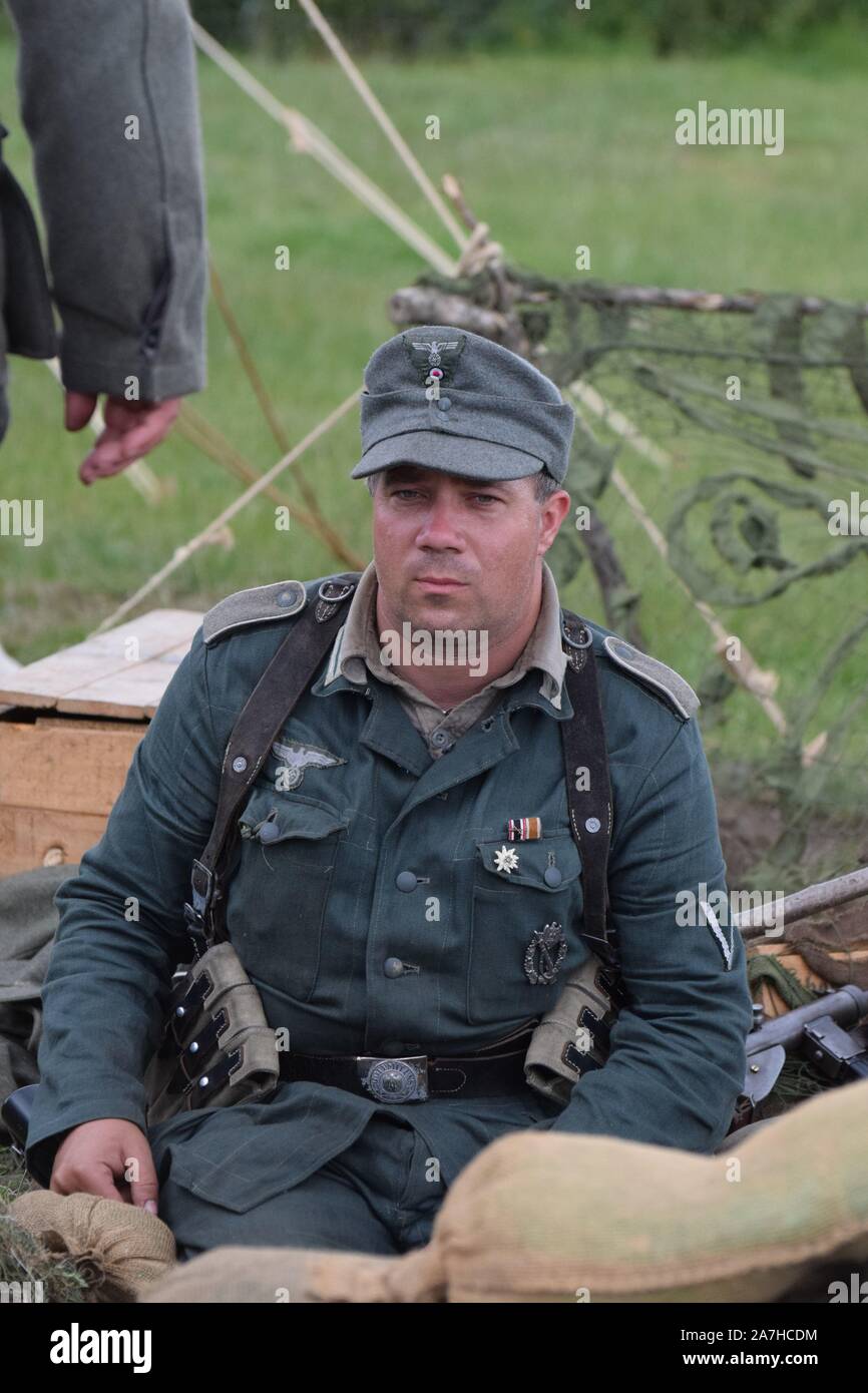 Immagine del Yorkshire esperienza di guerra 2019 Foto Stock