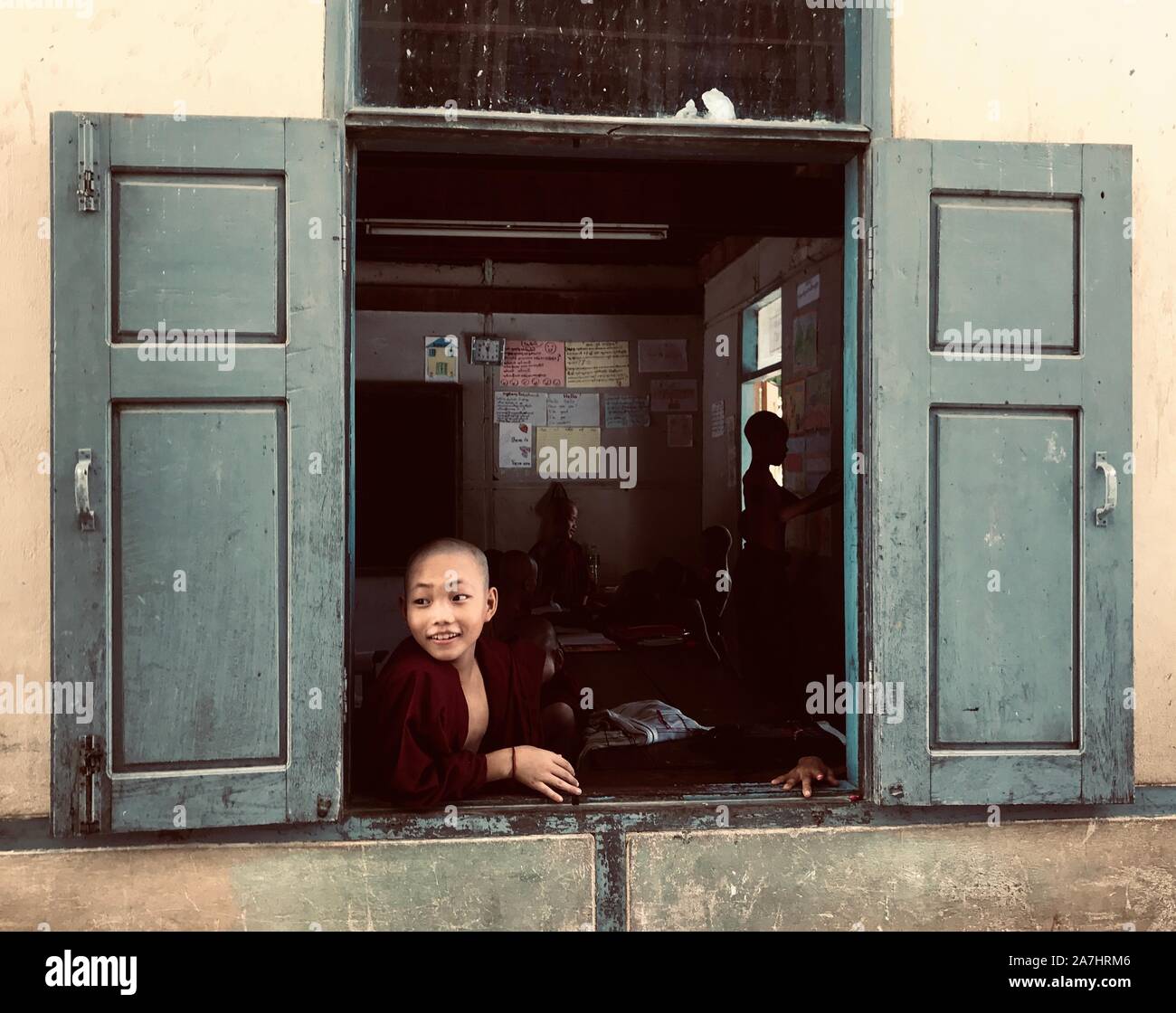 I bambini del Myanmar Foto Stock