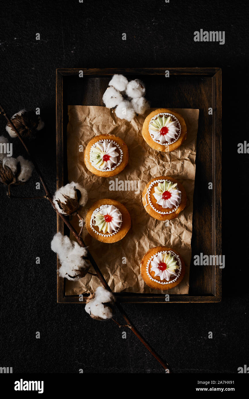 Thai colorate in stile vintage arancio dolce. Foto Stock