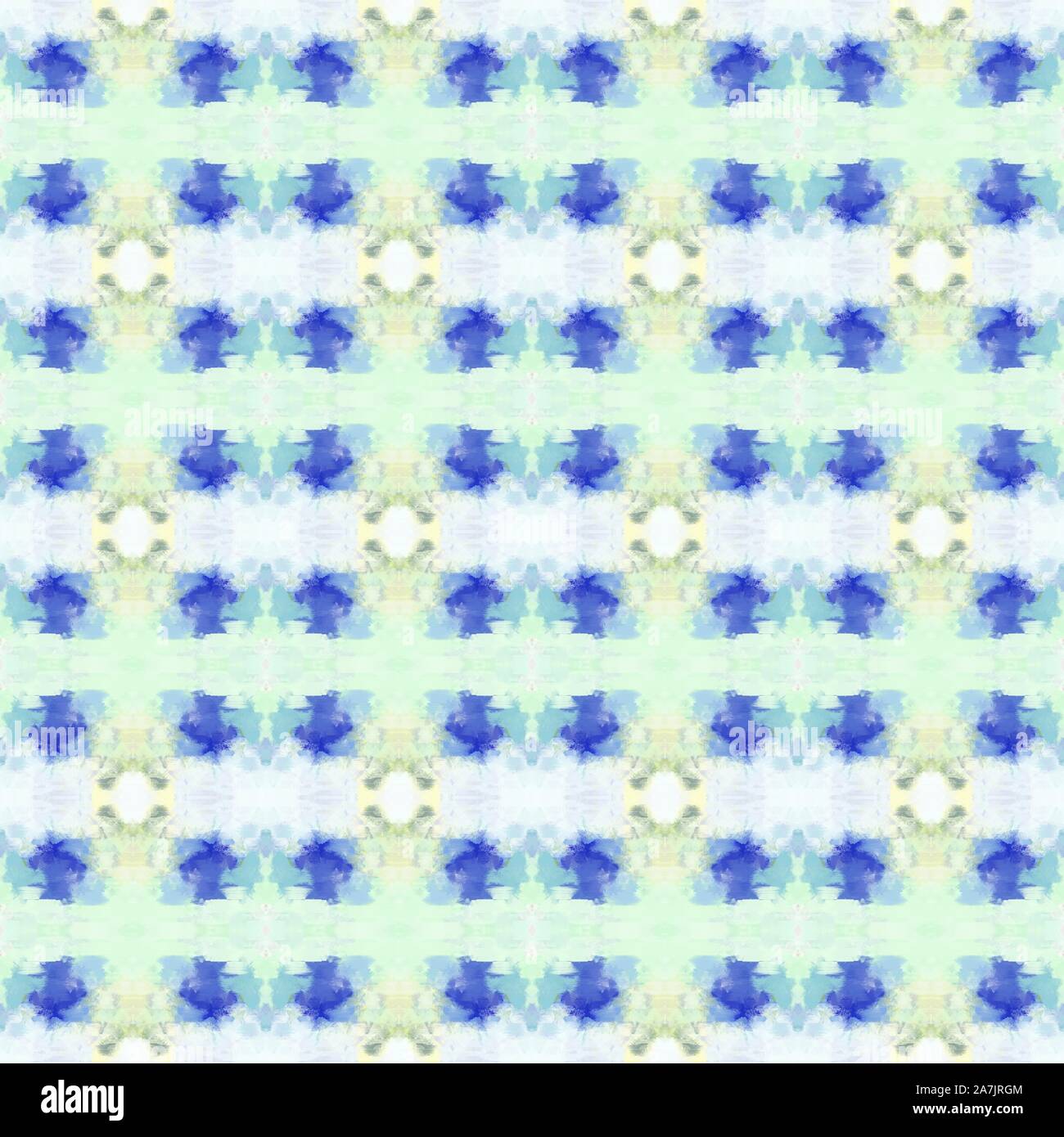 Ripetizione perfetta design pattern con lavanda e blu royal e melata colore. Foto Stock