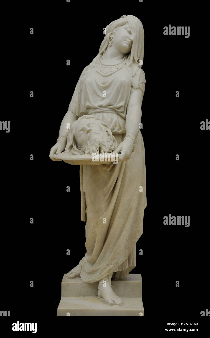 Walery Gadomski (1833-1911). Scultore polacco. Statua di Salome, 1883. Il marmo. Xix secolo il polacco galleria d'Arte (Museo Sukiennice). Museo Nazionale di Cracovia. La Polonia. Foto Stock