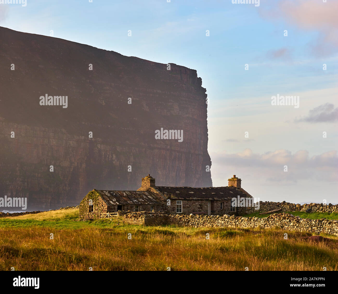 Bothy Rackwick, Hoy, isole Orcadi, Scozia Foto Stock