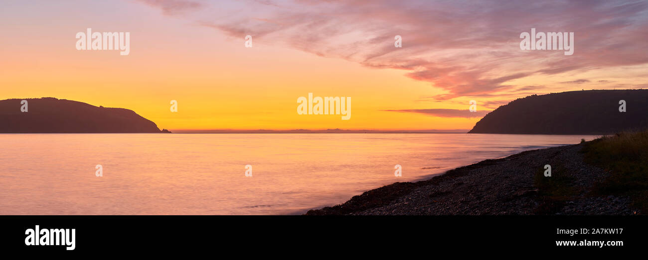 Sutors di Cromarty Cromarty, Firth, Cromarty, Highland, Scozia a sunrise Foto Stock