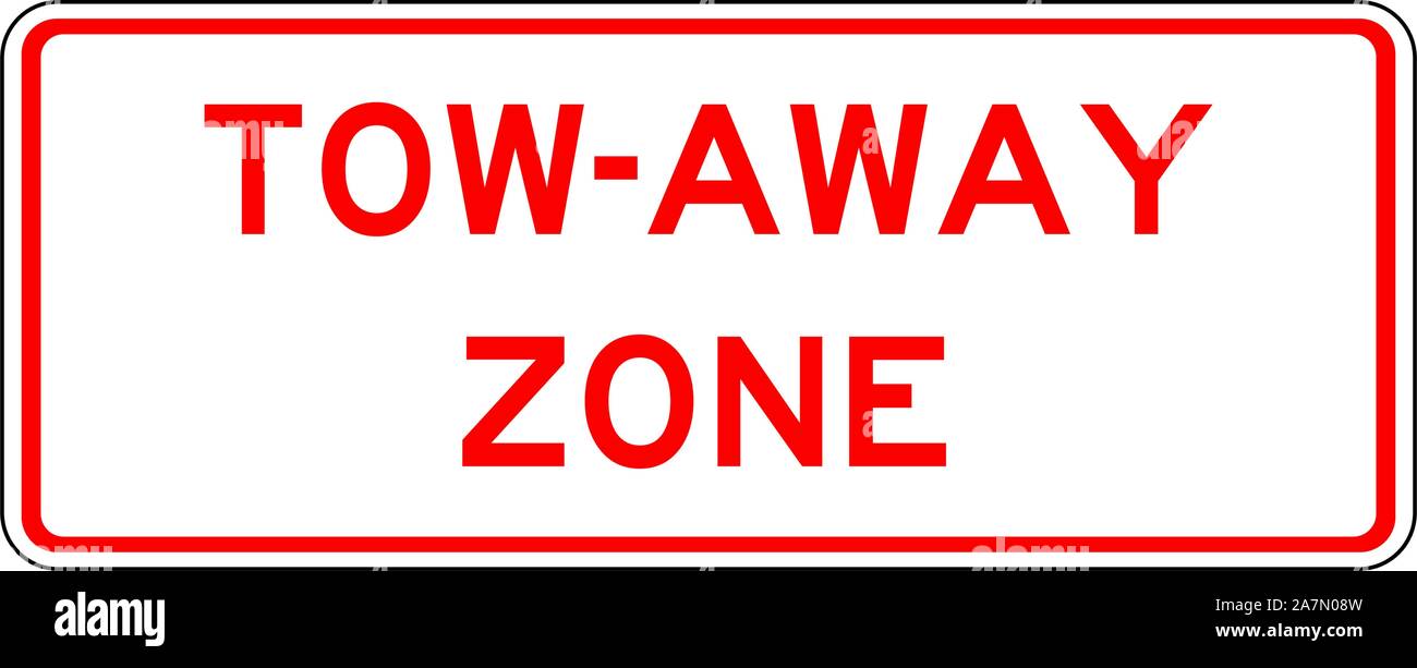 Traino zona segno del traffico illustrazione vettoriale. Rosso, bianco. Illustrazione Vettoriale