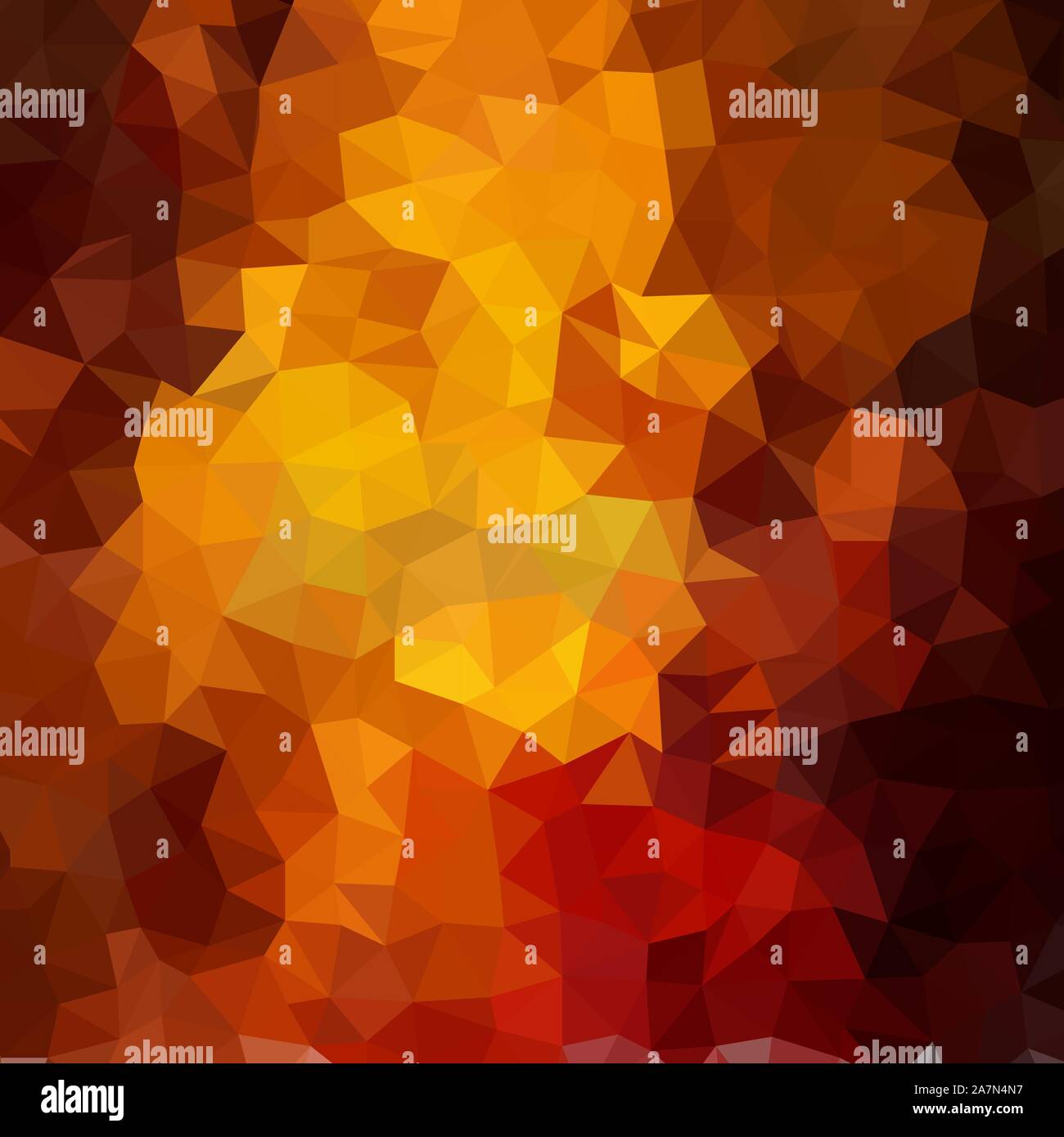 Arancione scuro bassa vettore poli dello sfondo. Shining illustrazione colorata con triangoli. Nuovo modello per il tuo brand book. Illustrazione Vettoriale