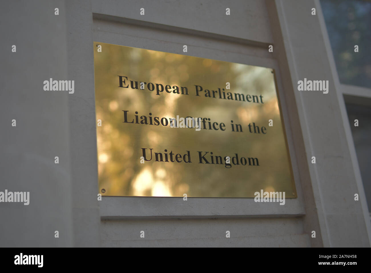 Parlamento europeo Liaison Office nel Regno Unito Foto Stock