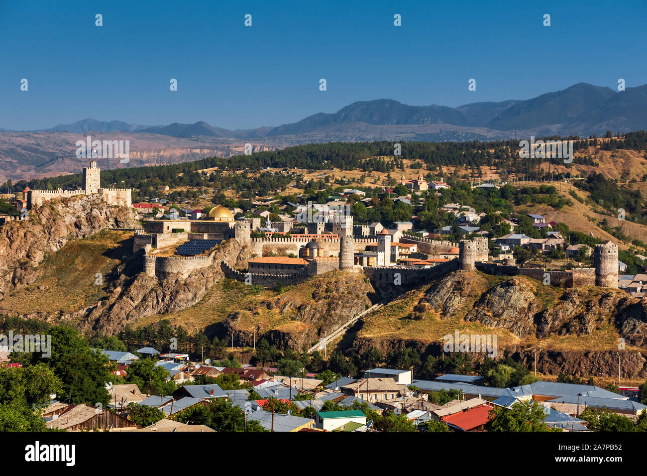 Il castello di Rabati landmark di Akhaltsikhe Samtskhe Javakheti regione della Georgia orientale Foto Stock
