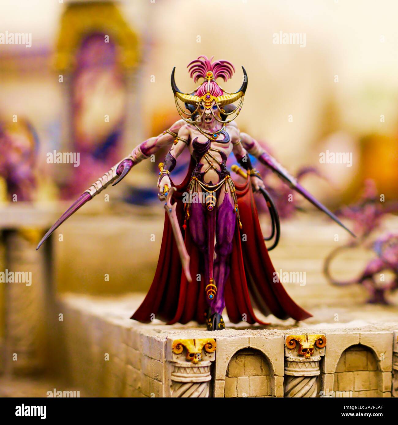 Dipinto di RPG figura Foto Stock