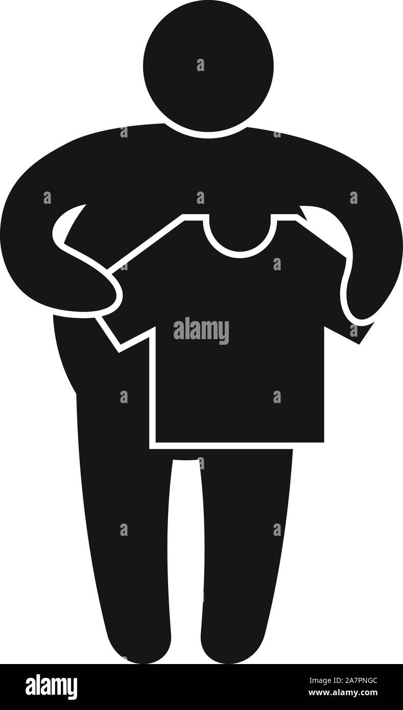 Di piccole dimensioni icona vestiti. Semplice illustrazione di piccole dimensioni vestiti icona vettore per il web design isolato su sfondo bianco Illustrazione Vettoriale