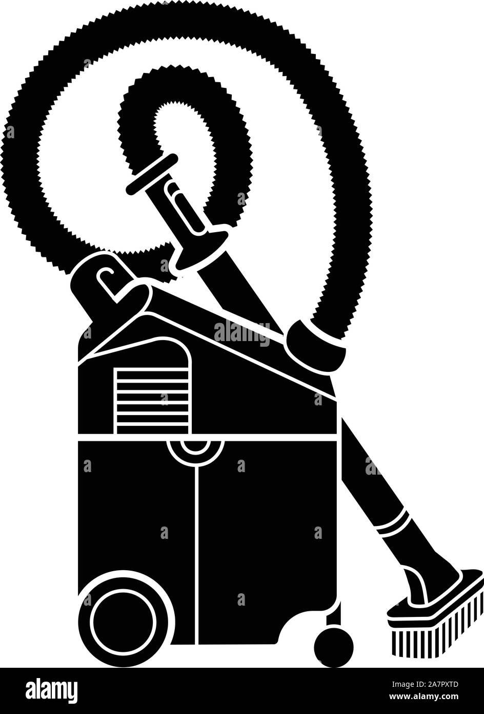 Professional aspirapolvere icona, stile semplice Illustrazione Vettoriale