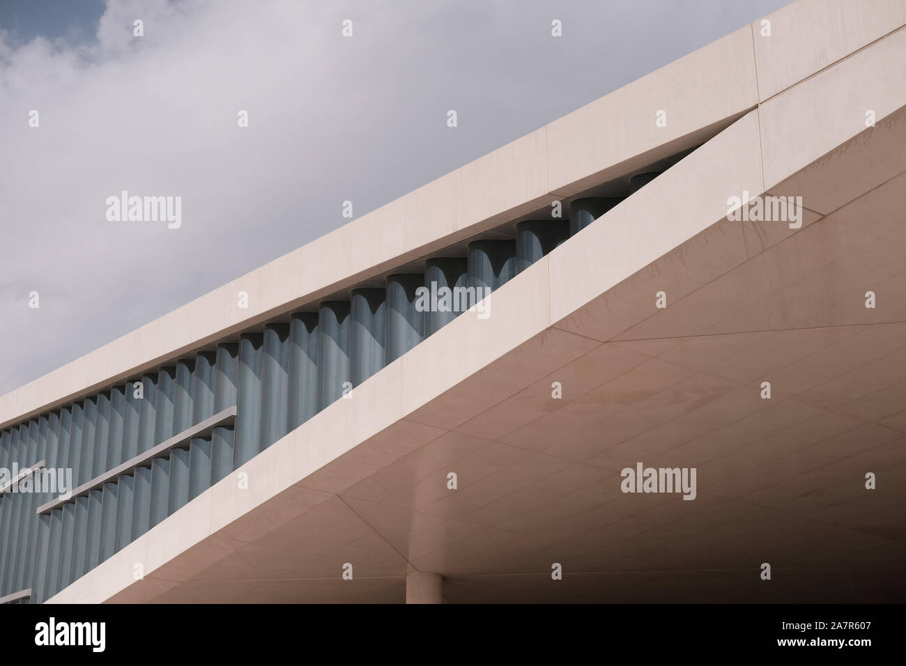 La Biblioteca Nazionale nella città di istruzione, Doha, Qatar Foto Stock