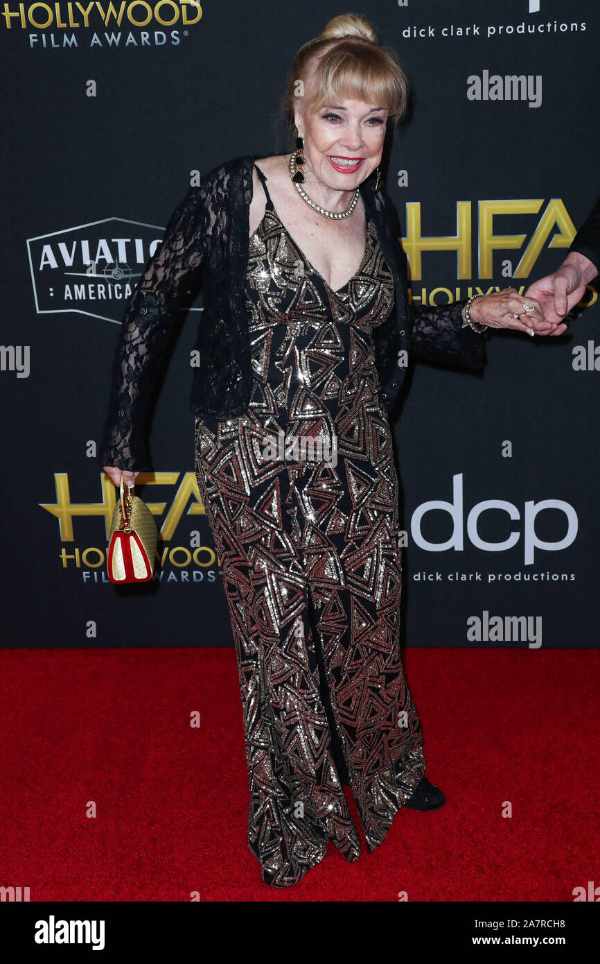 Beverly Hills, Stati Uniti. 03 Nov, 2019. BEVERLY HILLS, Los Angeles, California, Stati Uniti d'America - 03 novembre: attrice Terry Moore arriva alla XXIII edizione Hollywood Film Awards tenutosi presso il Beverly Hilton Hotel il 3 novembre 2019 a Beverly Hills Los Angeles, California, Stati Uniti. (Foto di Xavier COLLIN/Image Press Agency) Credito: Image Press Agency/Alamy Live News Foto Stock