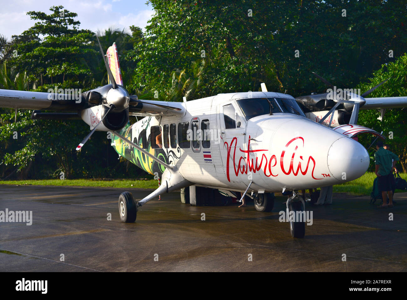 Natura piccolo aereo. Tortuguero, Costa Rica Foto Stock