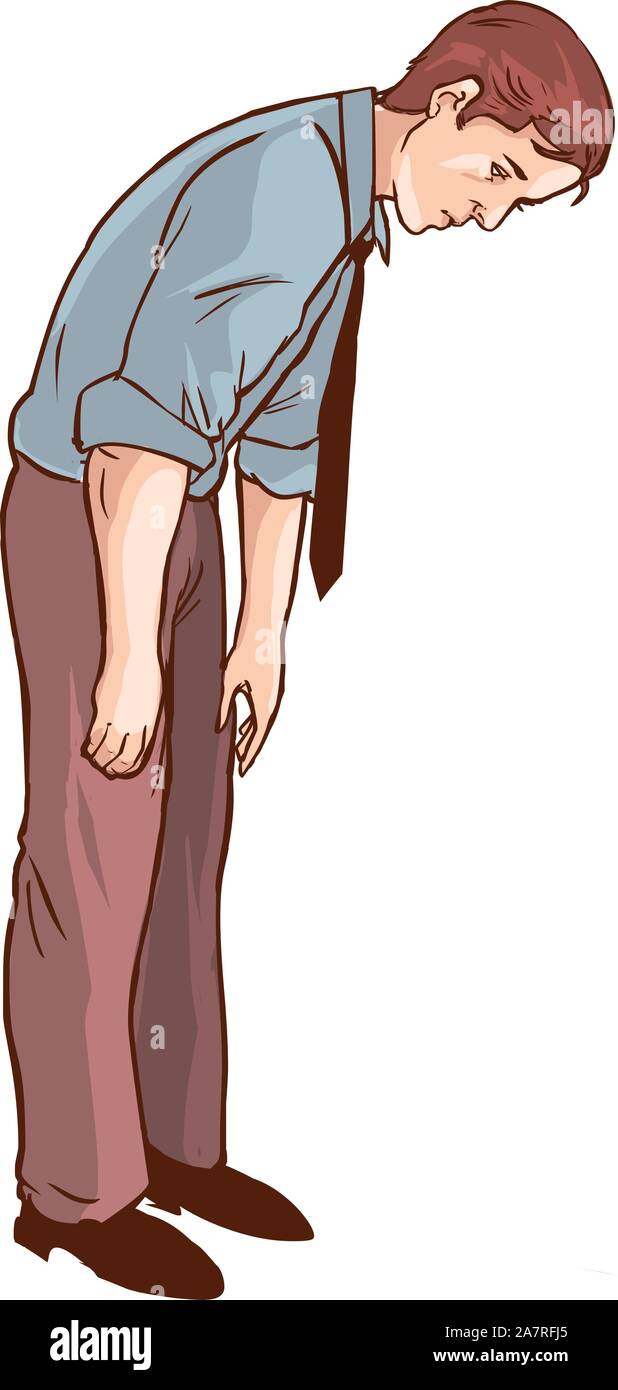 Depressione imprenditori illustrazione Illustrazione Vettoriale