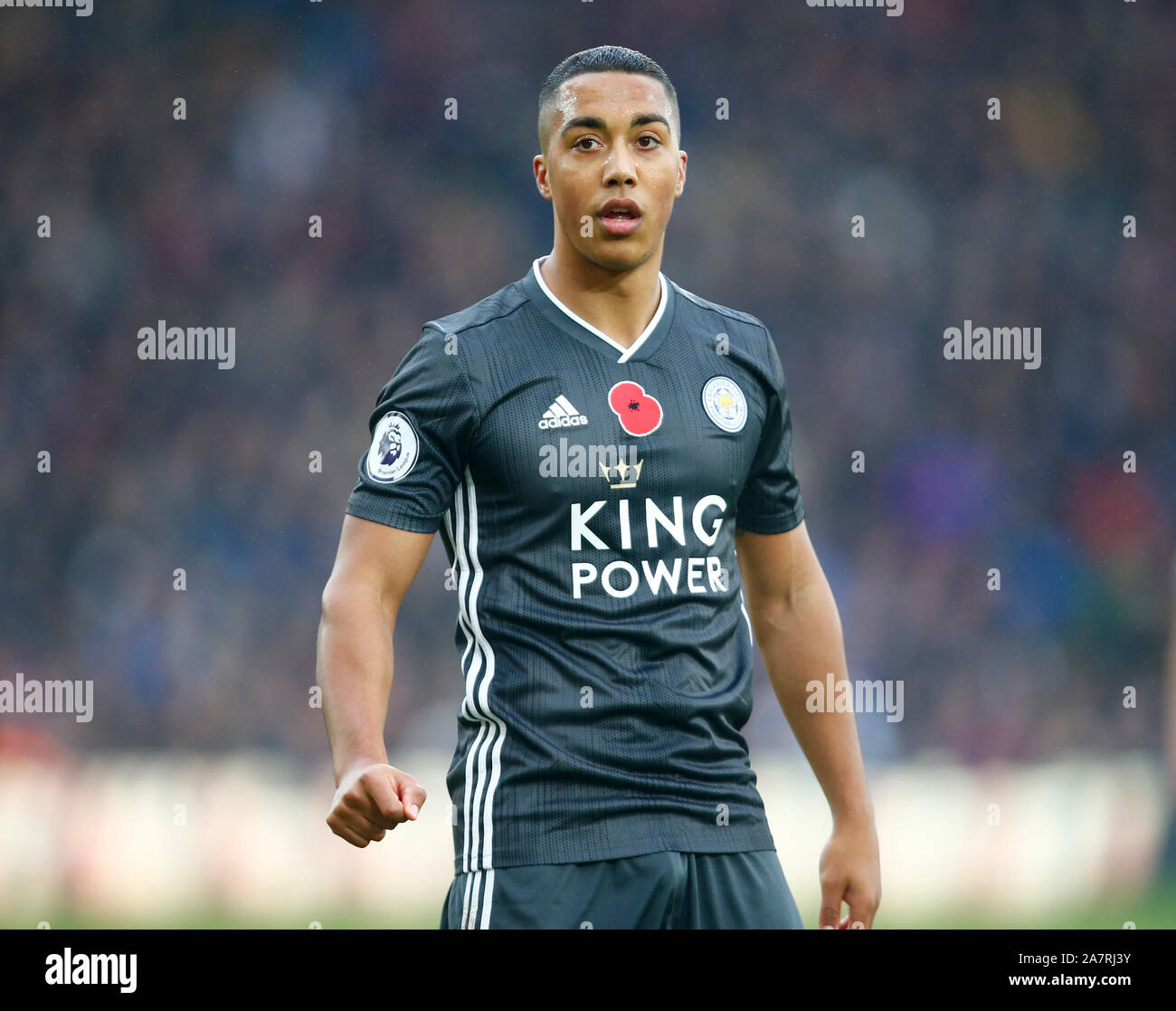 Londra, Regno Unito. Novembre 03 Leicester City il duo formato da Youri Tielemans durante la Premier League inglese tra Crystal Palace e Il Leicester City a Selhur Foto Stock