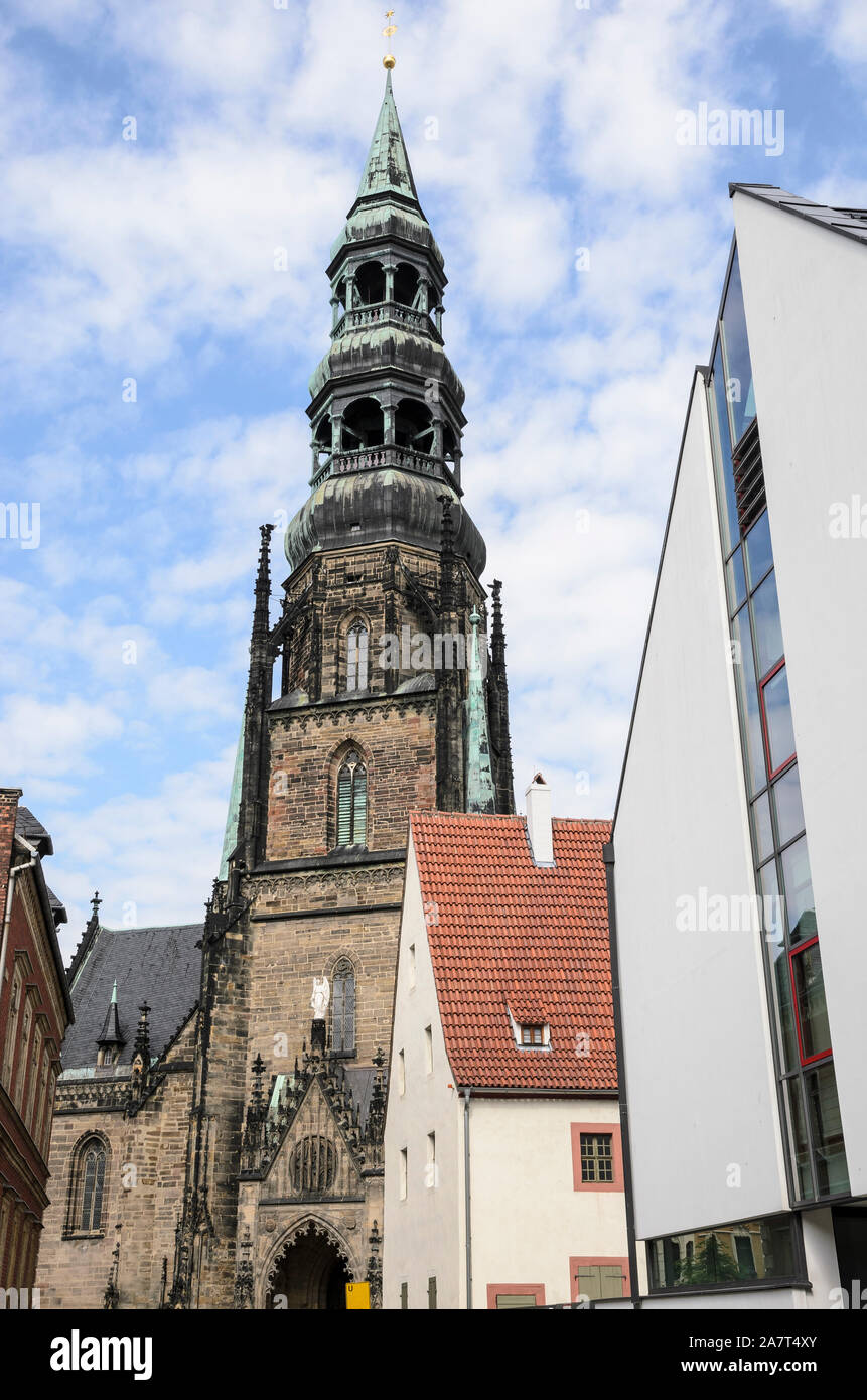 Sankt Marienkirche, 'Zwickauer Dom' , Zwickau, Sachsen, Deutschland, Europa Foto Stock