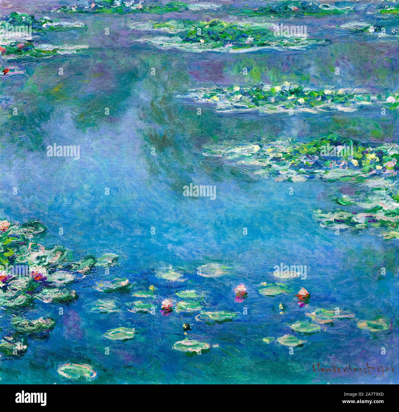Claude Monet, ninfee, pittura, 1906 Foto Stock