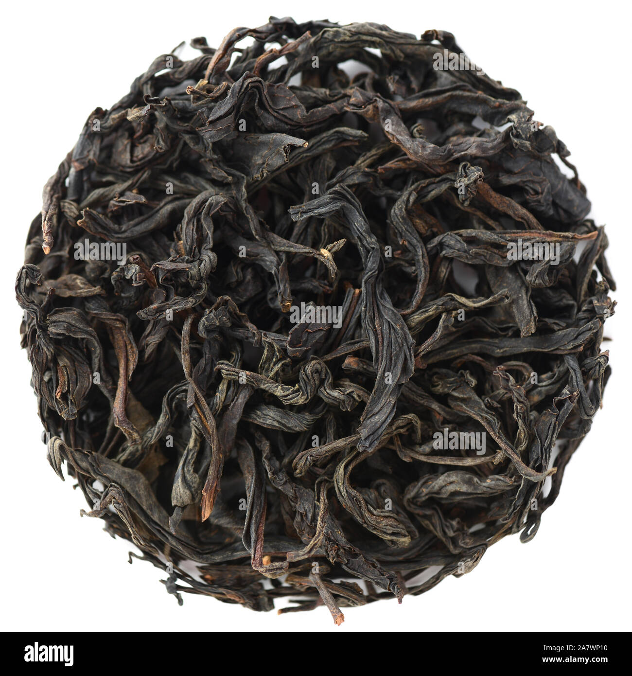 Affumicato Lapsang Souchong tè nero da Tong Mu Guan isolato Foto Stock