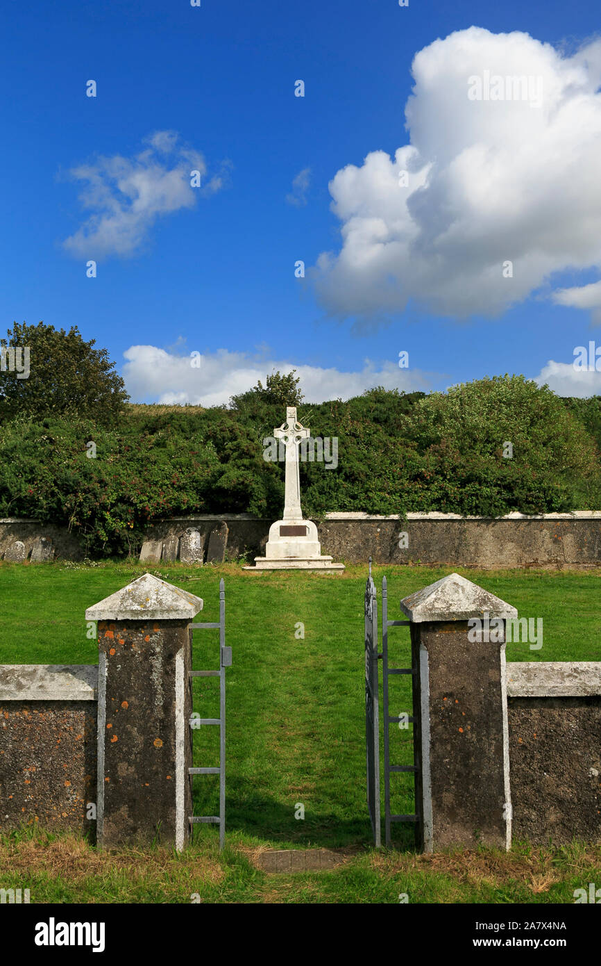 Spike Island cimitero,Cobh, nella contea di Cork, Irlanda Foto Stock