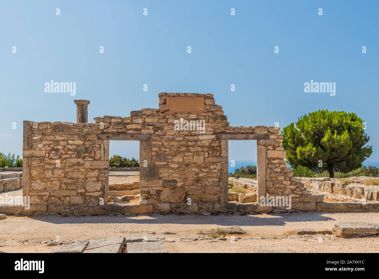 Una tipica vista in Limassol in Cipro Foto Stock