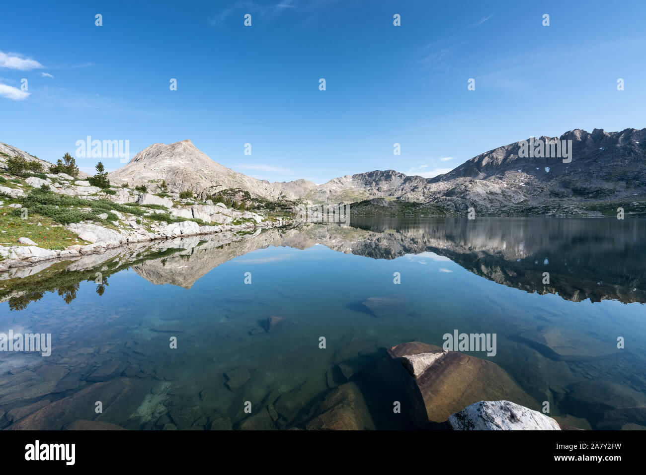 Escursioni sul fiume del vento Alta Via, Wyoming USA Foto Stock
